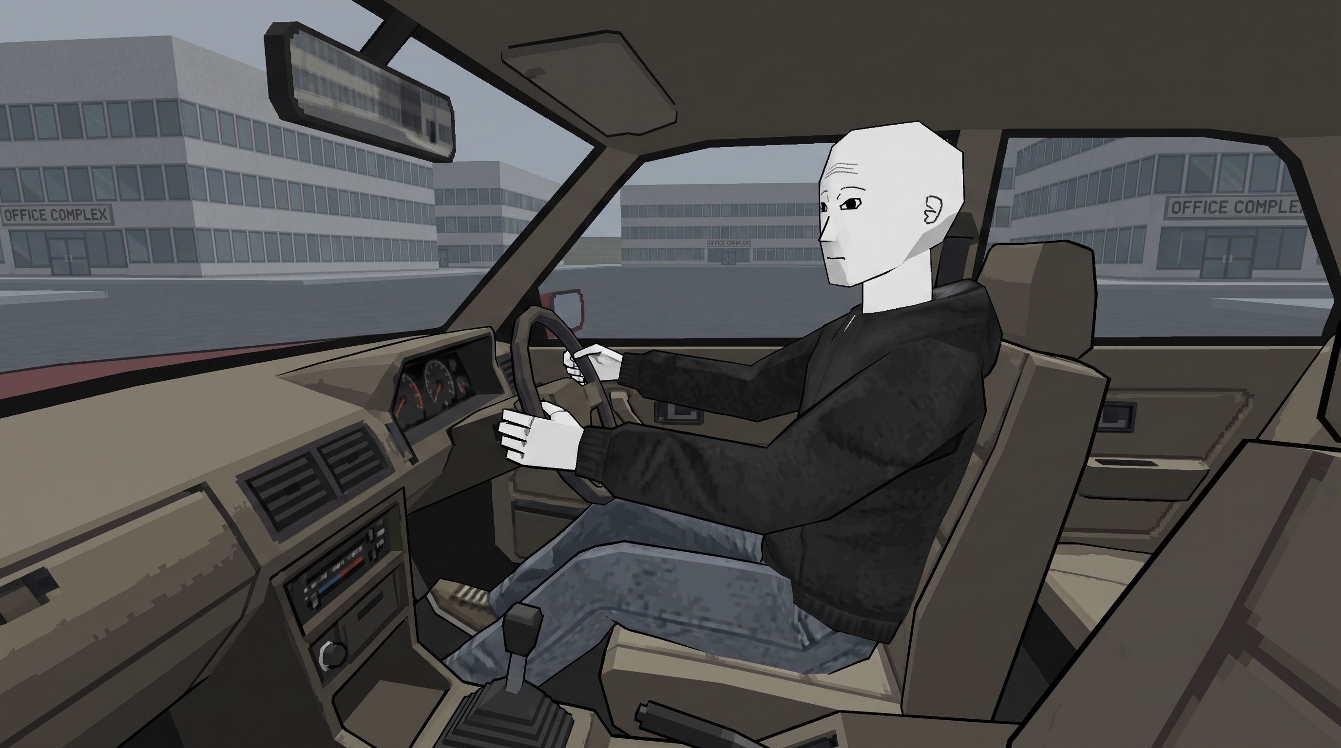 Commuting to the office complex